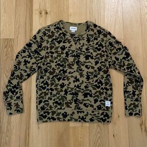 Camo Long sleeve crew sweatshirt
